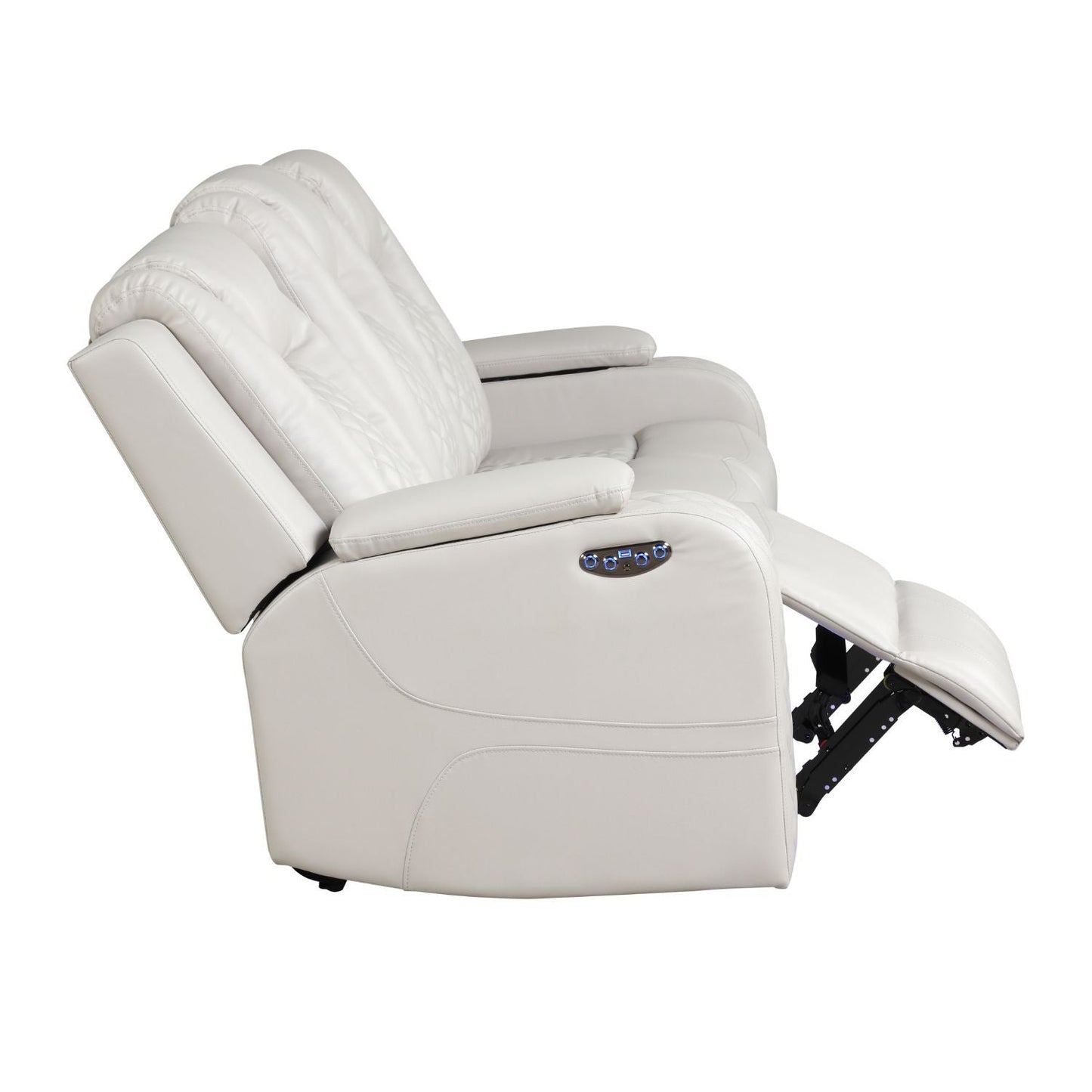 Benz - Power Recliner Set With LED Lighting And USB Charging