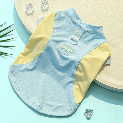 Ice-silk Vest For Small And Medium-sized Dogsoutdoor Sun Protection Pet Clothing