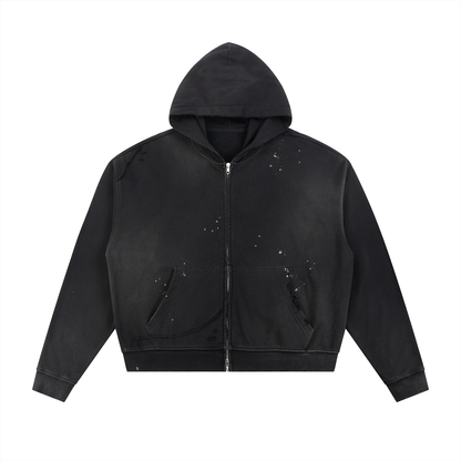 Loki & Ivy Men's Vintage Zip Hoodie