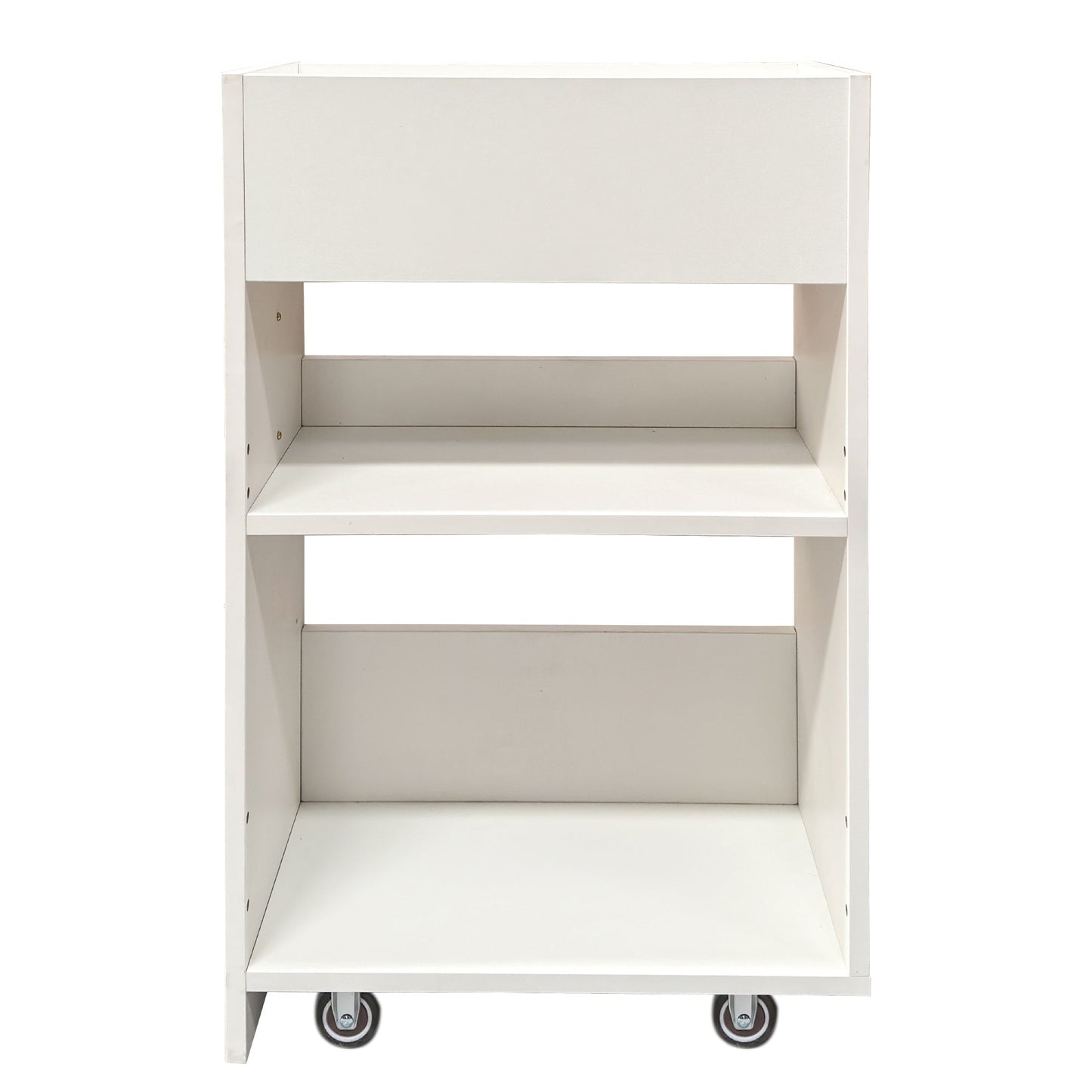 3 Tier Wooden Floor Standing Bookcase with Slide Out Drawer Storage