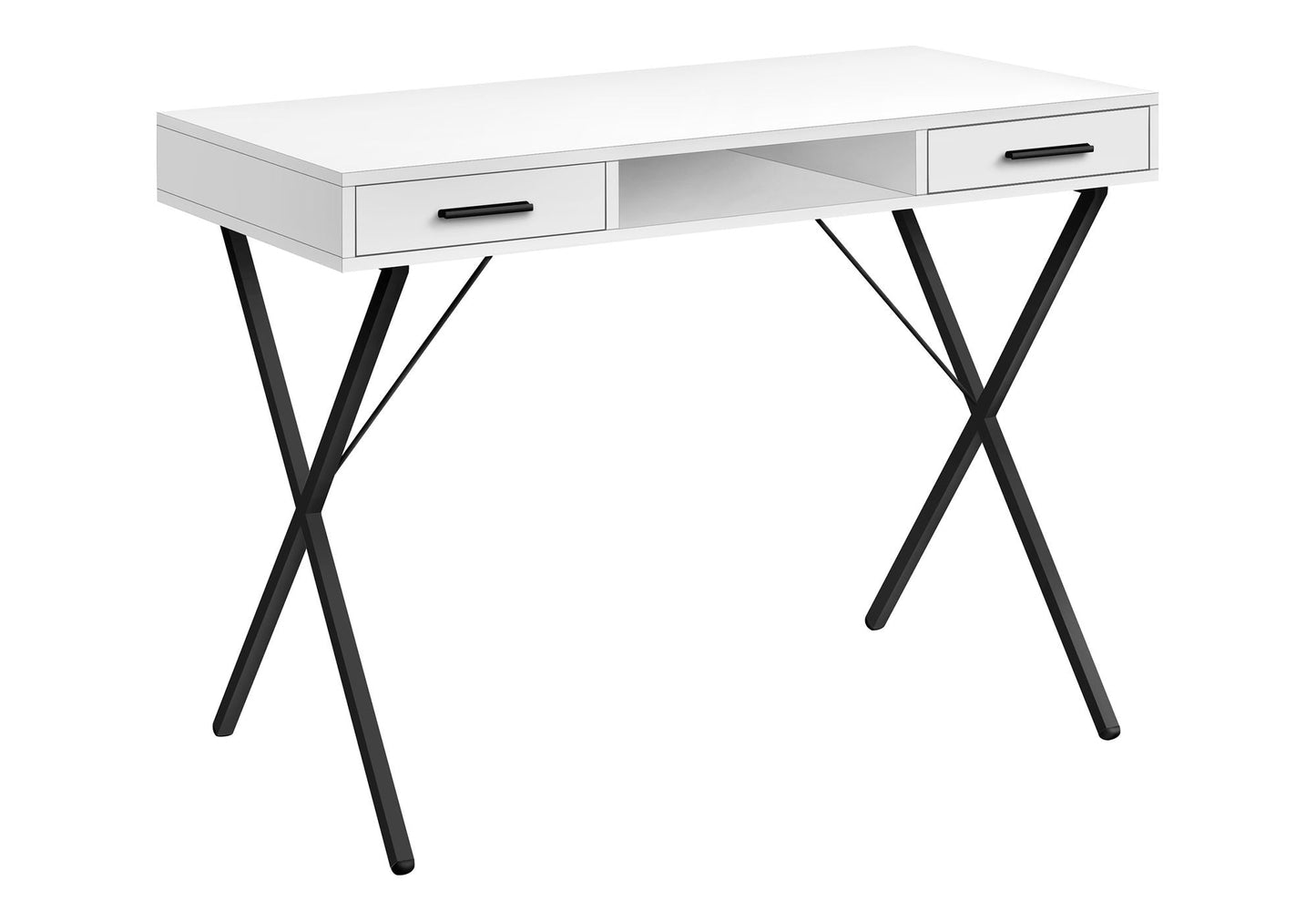Contemporary Computer Desk with Storage Drawers