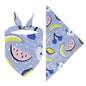 Cross-border New Cartoon Cute Pet Triangle Fresh Fruit Polyester Printed Cat And Dog Saliva Towel Scarf Wholesale