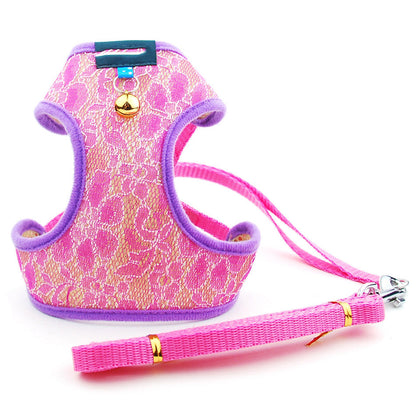 Fashion Lace Mesh Fabric Traction Rope