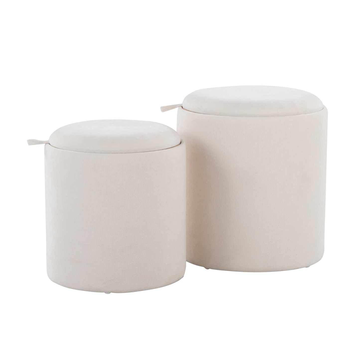 Contemporary Nesting Ottoman Set in