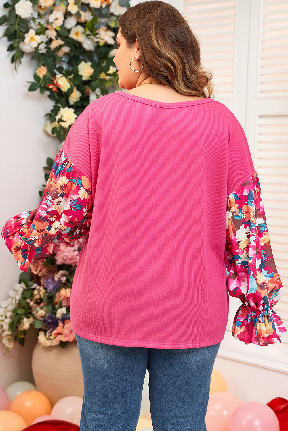 Harmony Sleeve Rib Knit PLUS Top