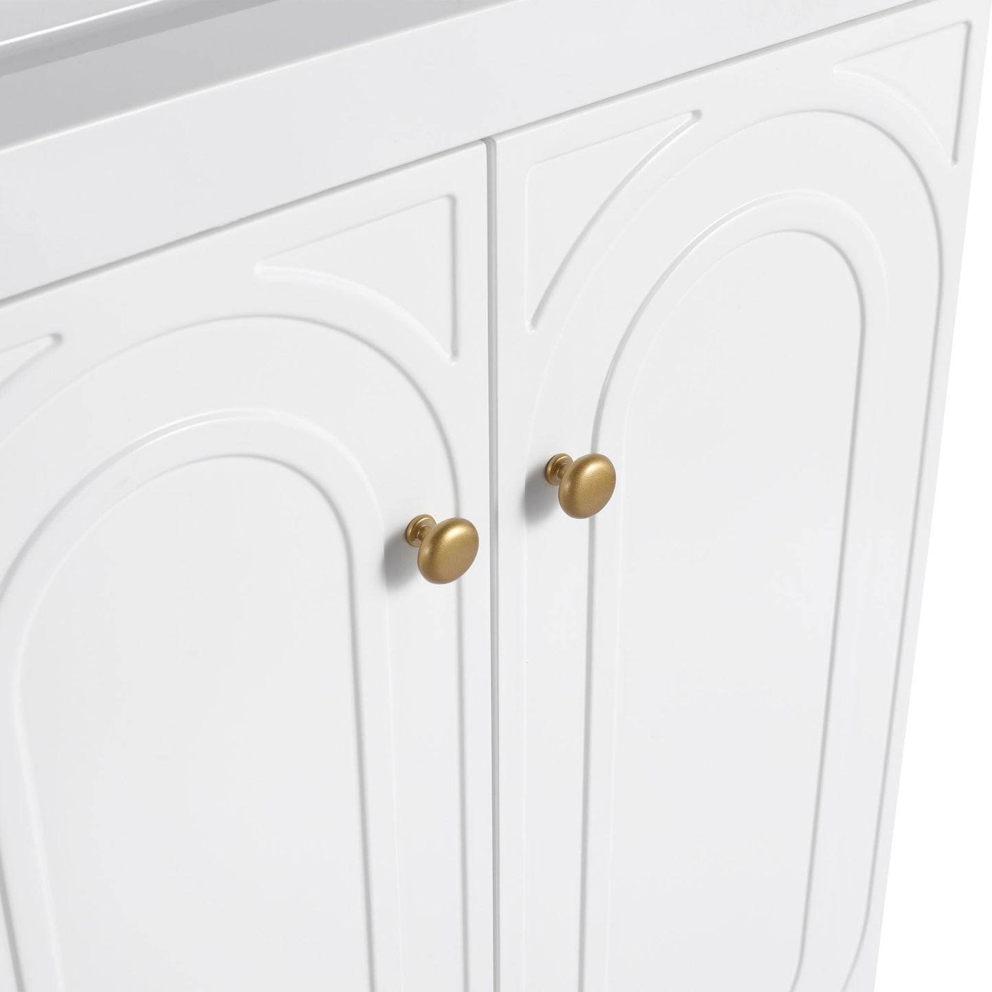 Modern Freestanding Bathroom Vanity With Soft Close Cabinet Doors