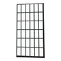 Frameless Fixed Shower Door, Open Entry Design