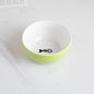 Ceramic Pet Bowl High Foot Neck Protection Snacks Anti-black Chin Oblique Mouth