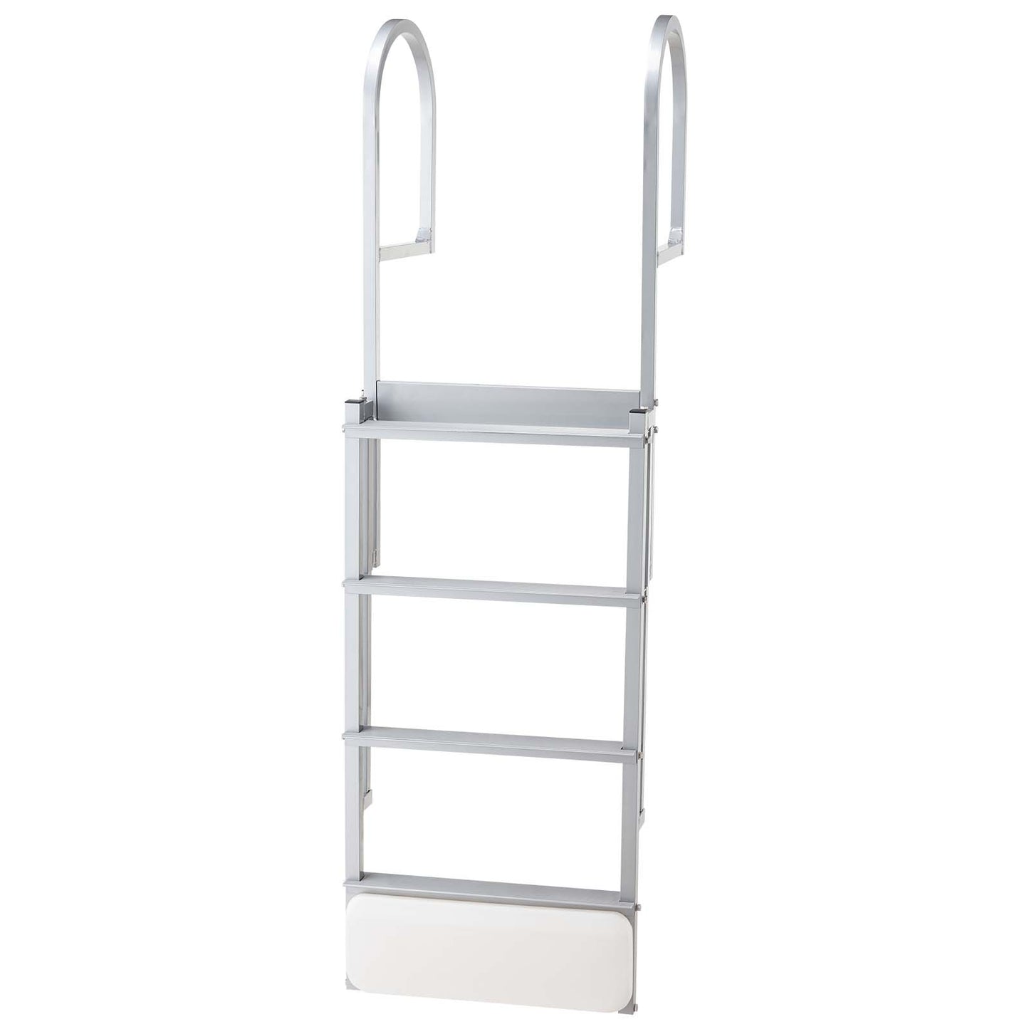 Retractable Dock Ladder, 4 Steps, Aluminum Alloy Swim Ladder