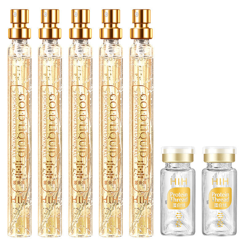 Gold Protein Peptide Kit Beauty Salon Skin Care Product Set Gold Thread Carving Liquid Essence