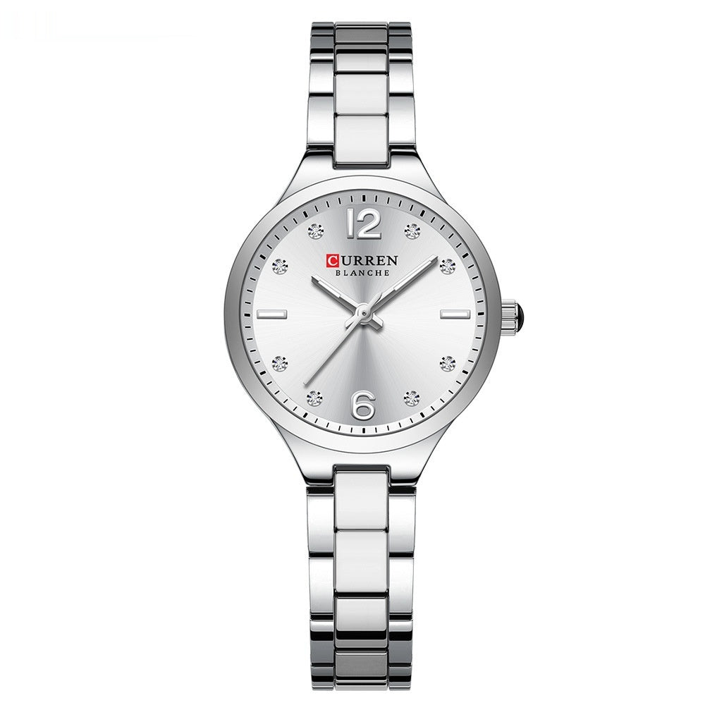 Simple Small Dial Waterproof Quartz Womens Watch