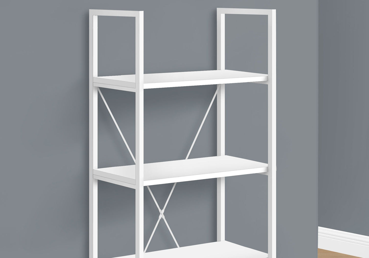 4-Tier Contemporary Bookshelf for Office & Bedroom