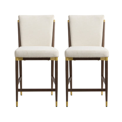 Modern Armless Counter Stool - Set of 2