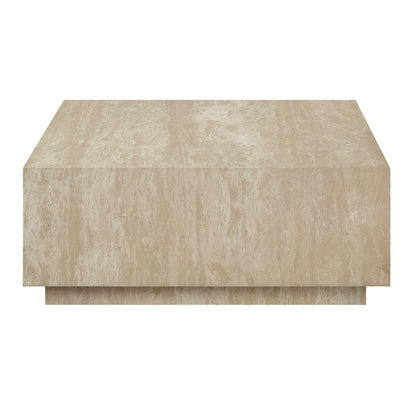 Deon - Travertine Table - Beige