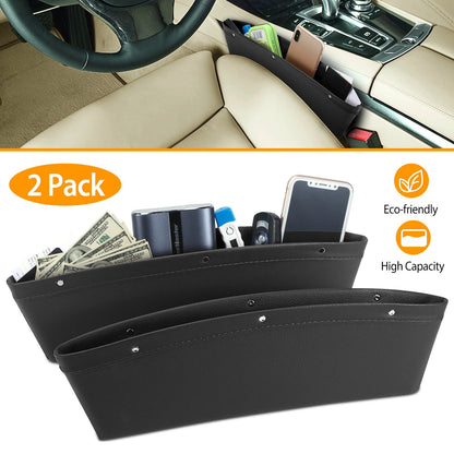 2-Pack Deluxe Seat-Wedge Organizer