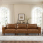 112" Luxury PU Leather Sofa for Living Room