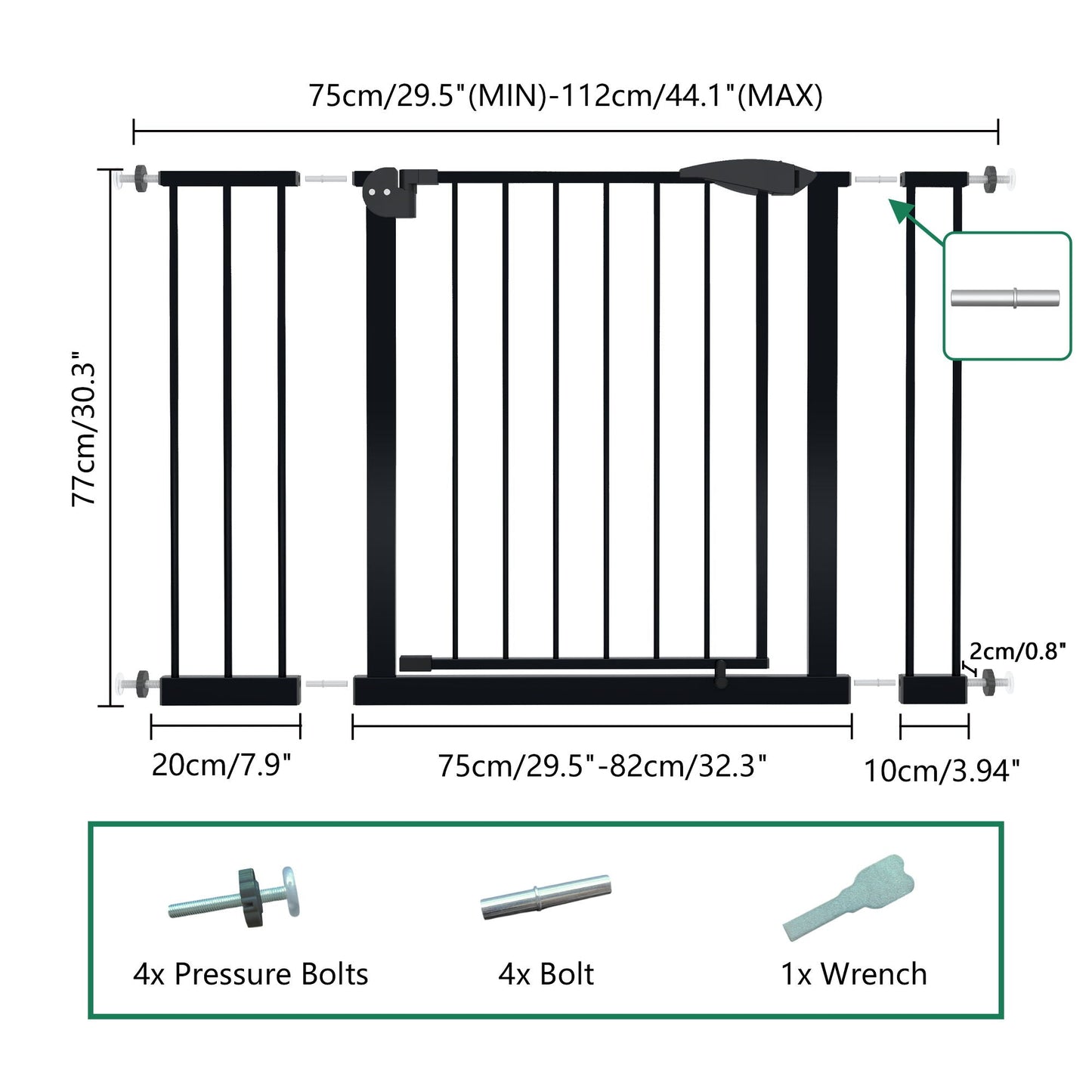 Baby Gate For Stairs And Doorways