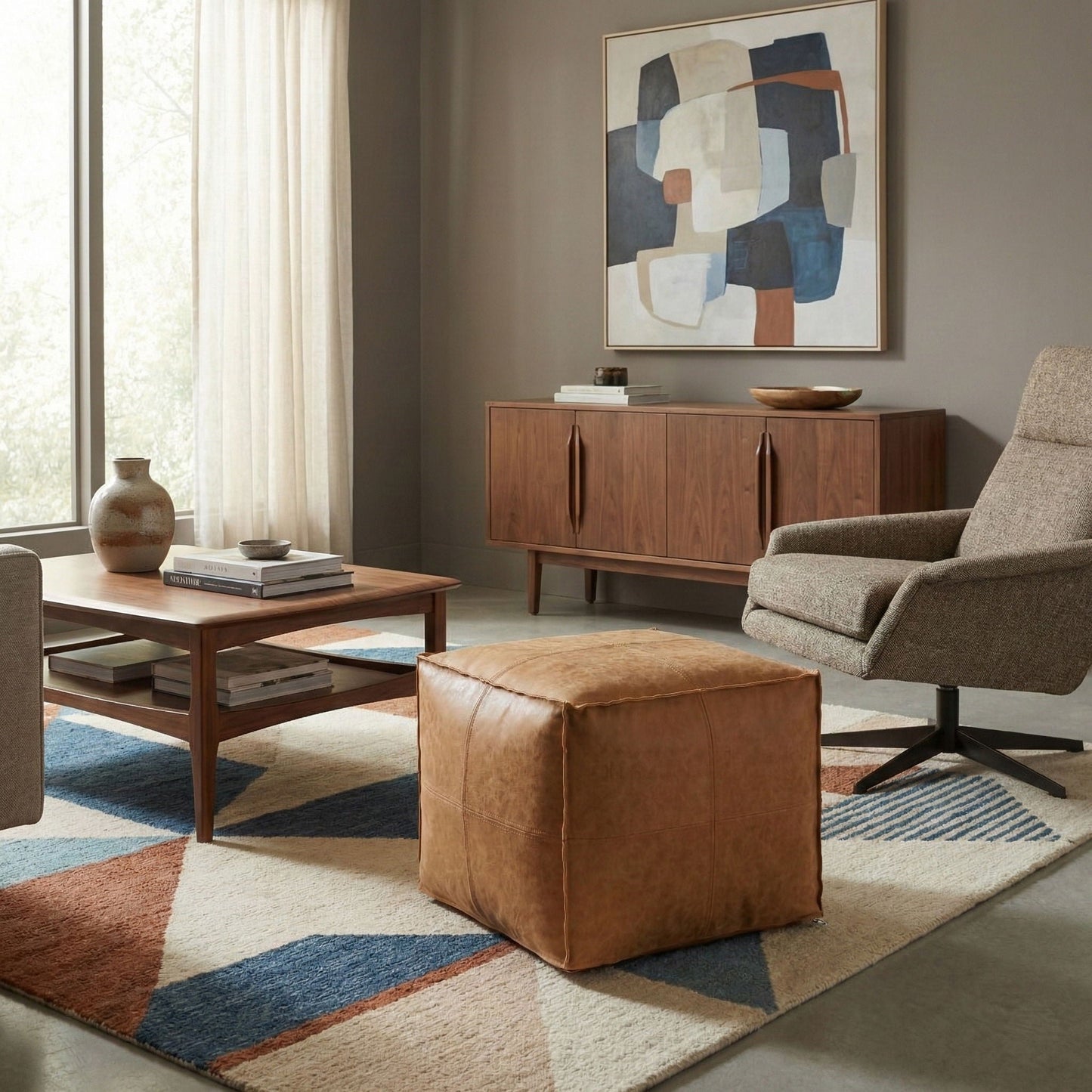 Brody - Versatile Square Pouf