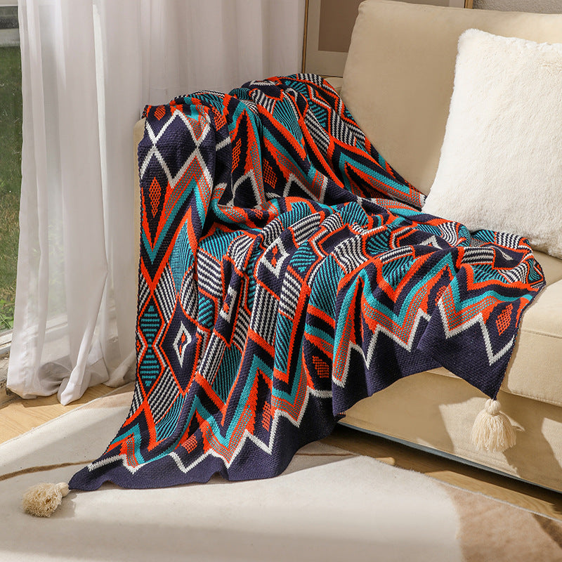 Decoration Bohemian Windblown Sofa Cover Blanket