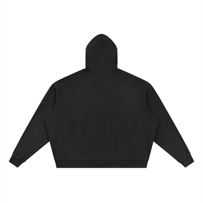 Loki & Ivy Unisex Vintage Wash Full Zip Boxy Hoodie