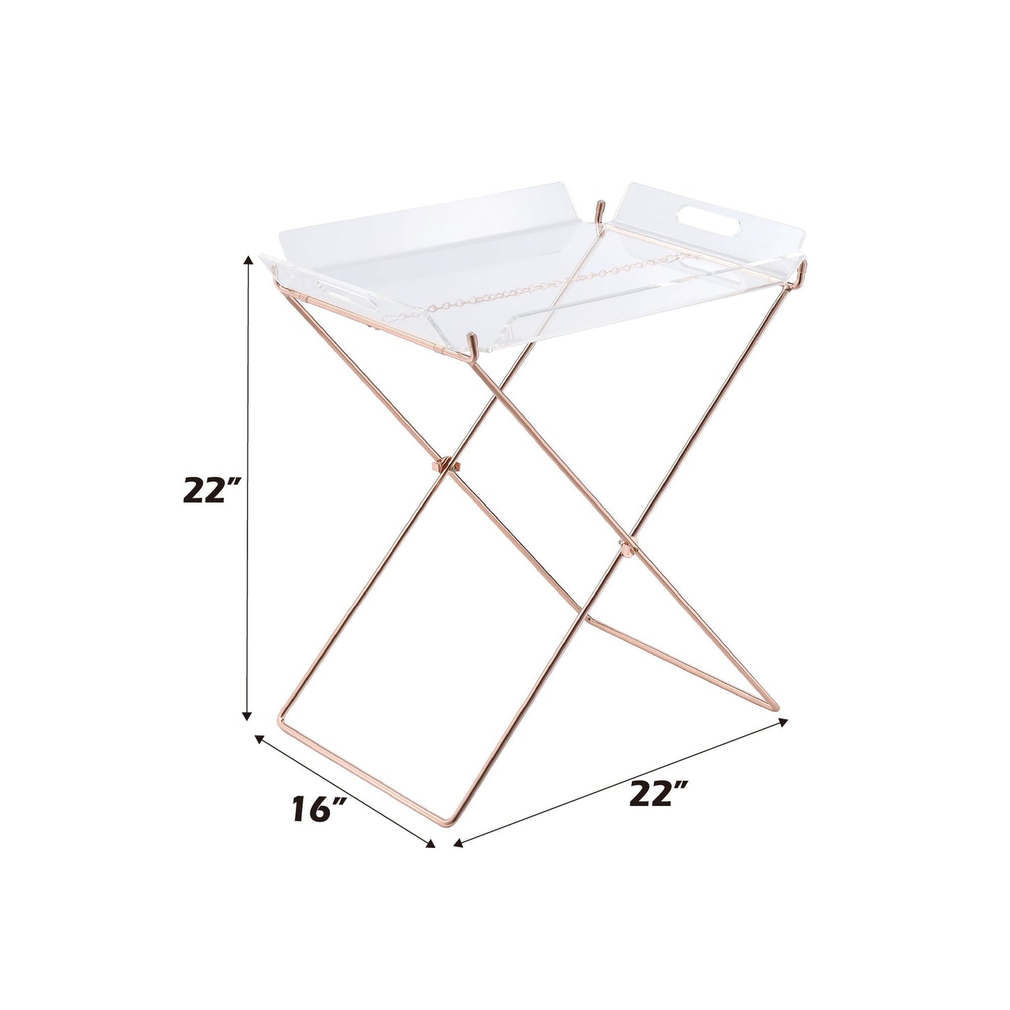 Cercie - Tray Table - Clear