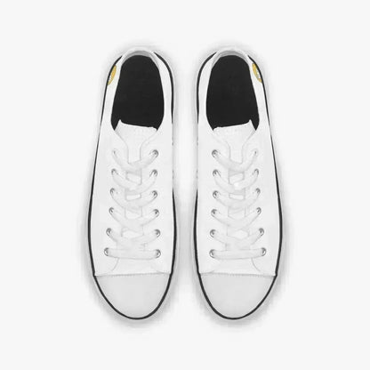 Sue Sue Sweet Low Canvas Shoes-White sole