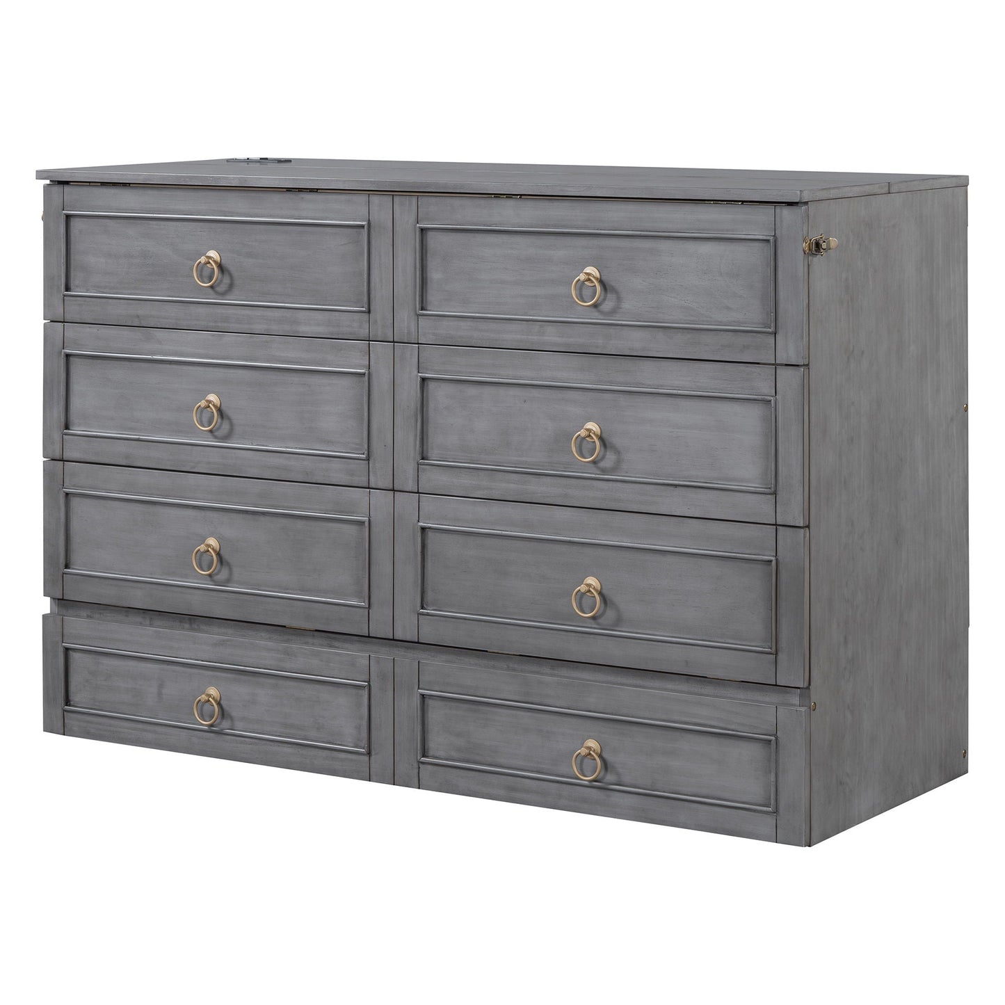 Murphy Bed With Large Drawers And Stylish Design