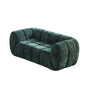 Quilted Cloud Sofa With Rounded Armrests And Piano Key Backrest Design