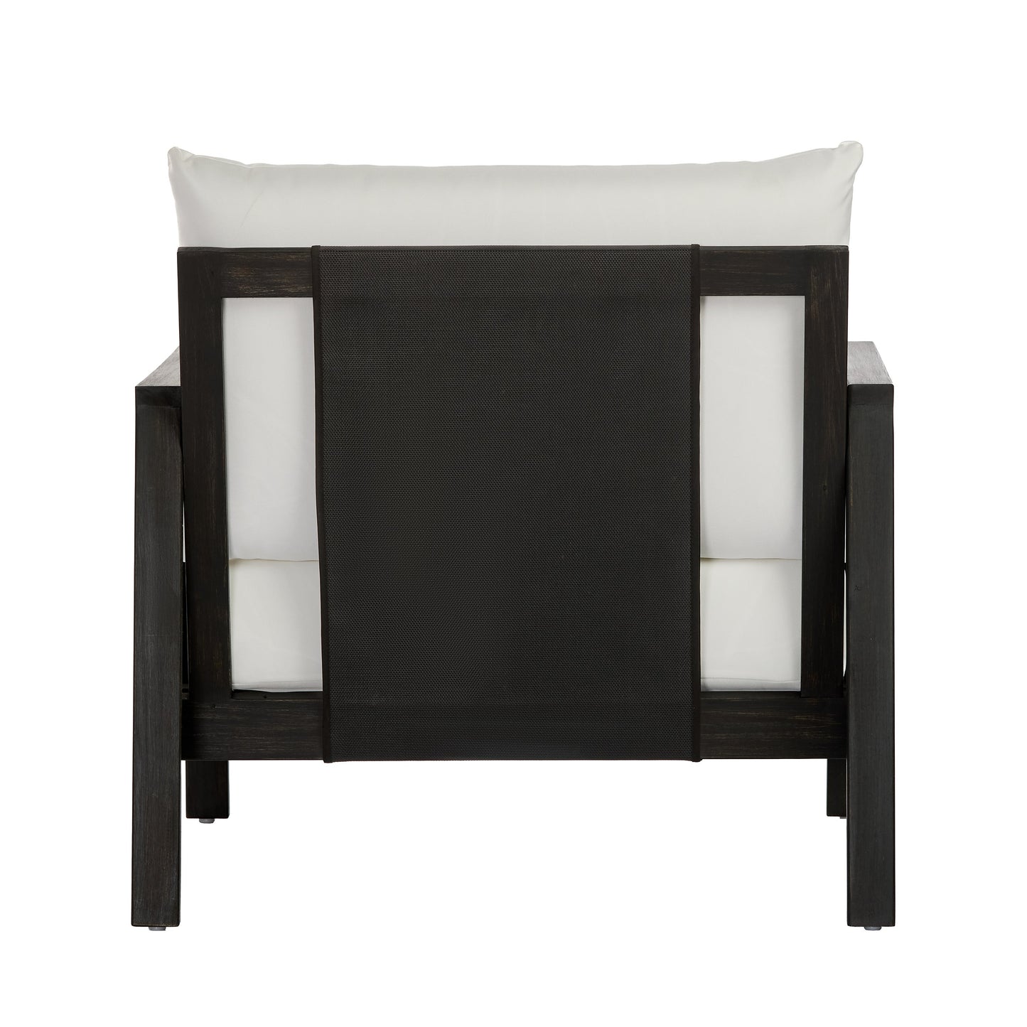 Outdoor Club Chair with Acacia Wood Frame