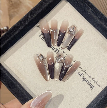 1035- Handmade press on nails fake nails removable