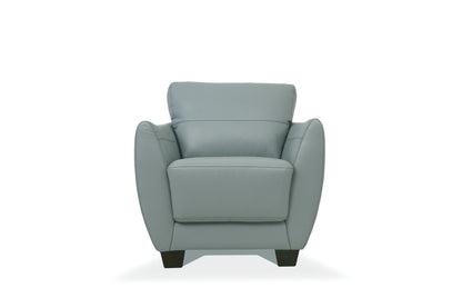 Valeria Watery Leather Chair (Assembled)