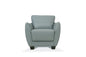 Valeria Watery Leather Chair (Assembled)