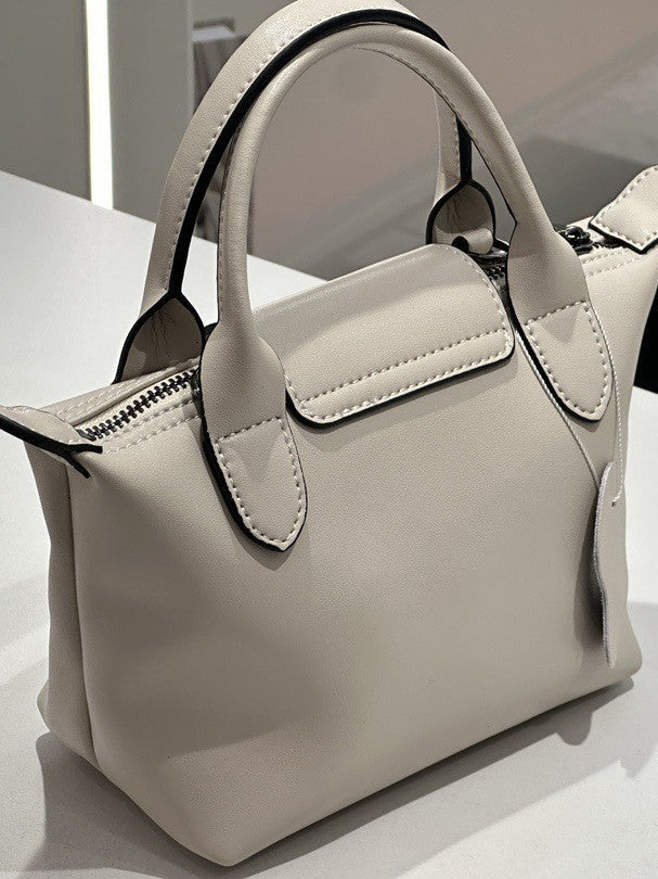 2026 New Genuine Leather Dumpling Bag For Women, Niche Design, Soft Leather Shoulder And Crossbody Mini Handbag