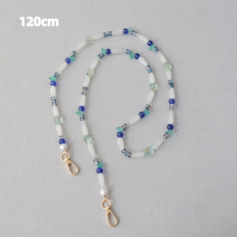 Fashion Bead Bracelet Accessories Crossbody Bag Chain