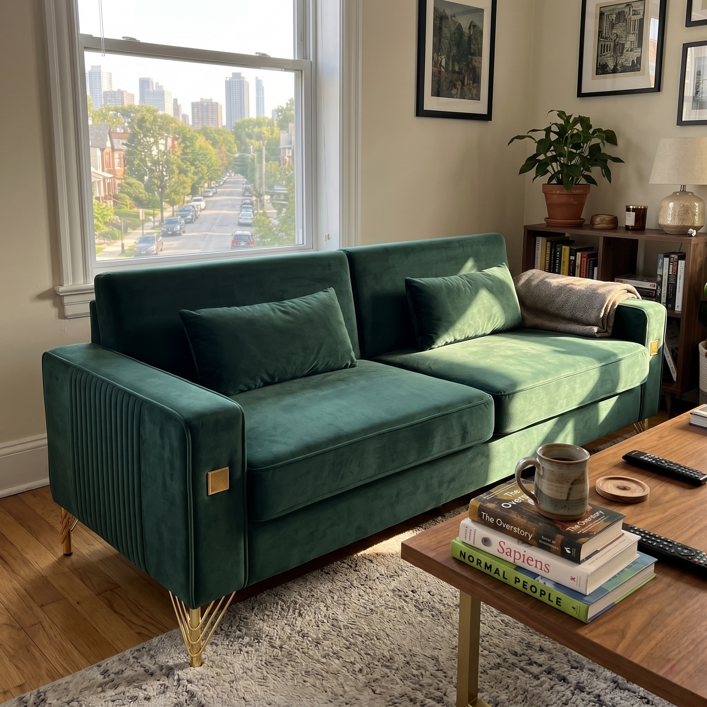 FX-P18-RG2(SOFA) Luxury Emerald