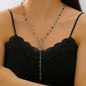 Colorful Geometric Heart Candy Jewelry Set
