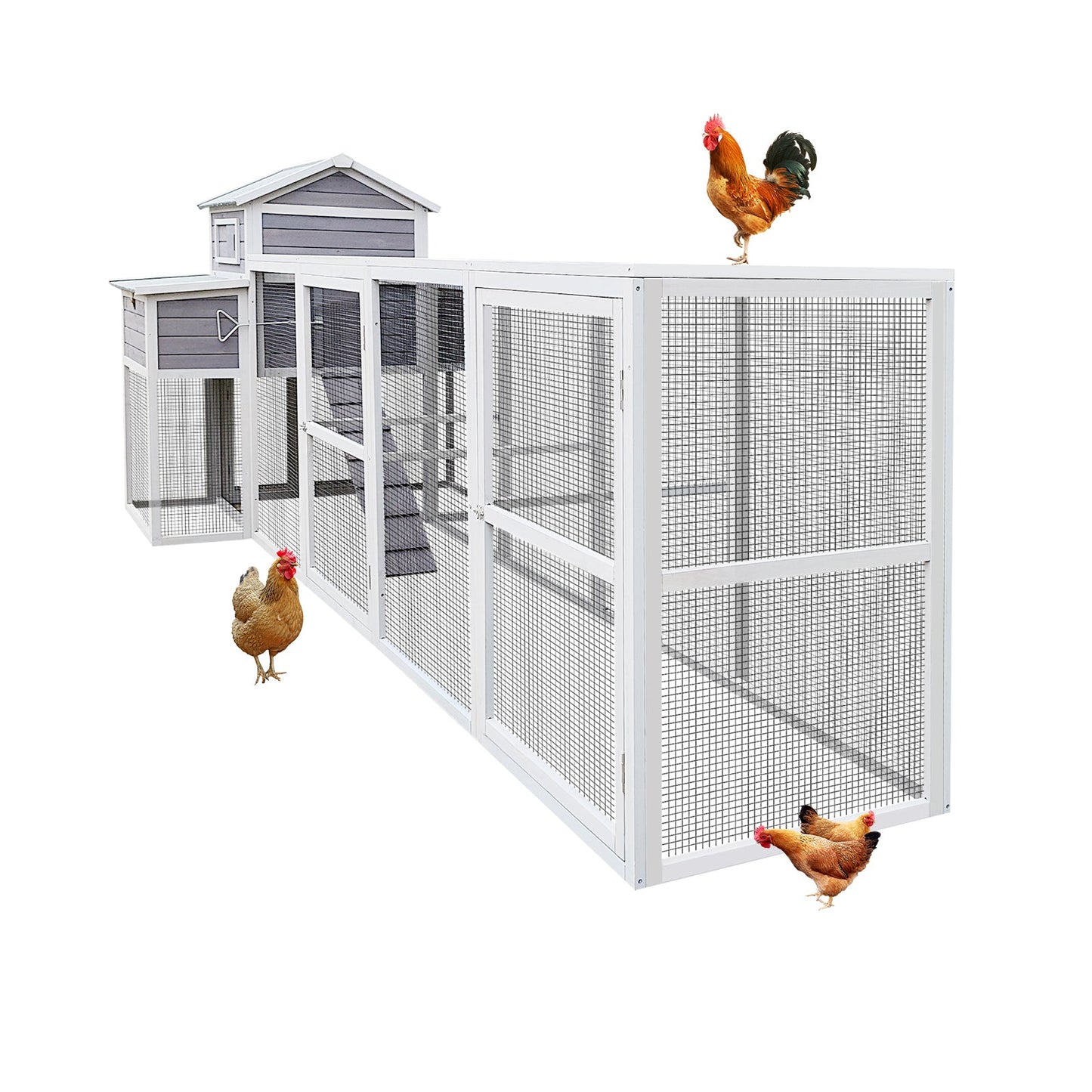 150" Extra Large Wooden Chicken Coop