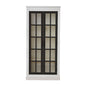 Rustic Style Display Cabinet With Glass Doors For Collectibles