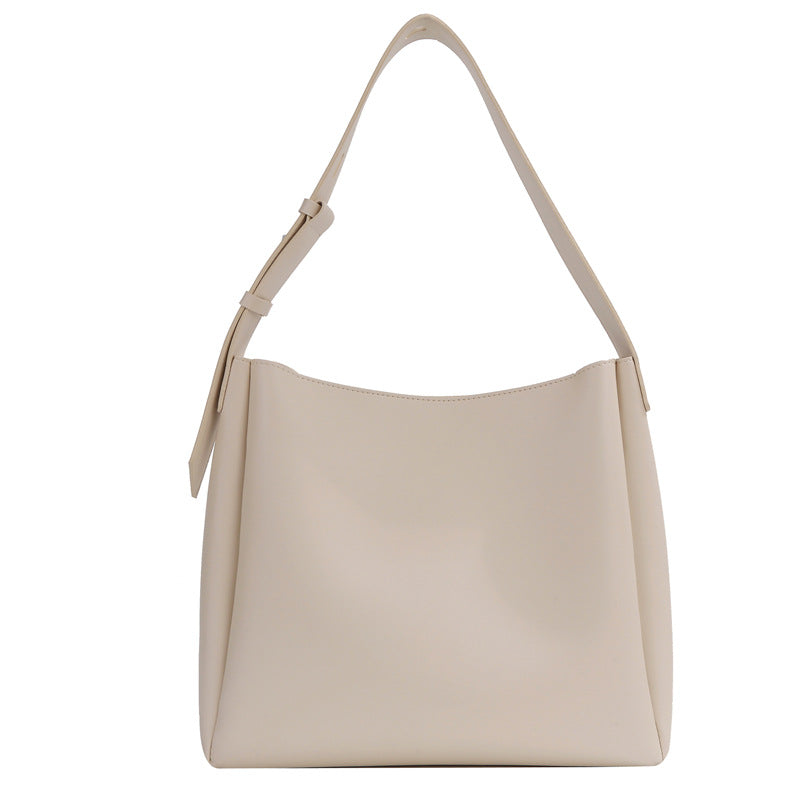 Womens Large-capacity Soft-leather Shoulder Bag
