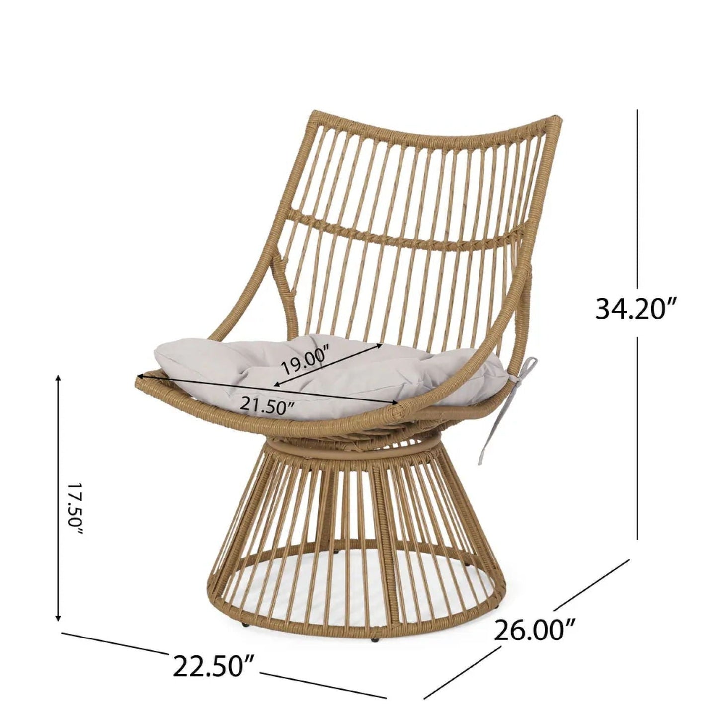 Elaine Chair & Side Table Outdoor Set