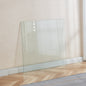 Tempered Clear Glass Top 80CM Square Dining Table