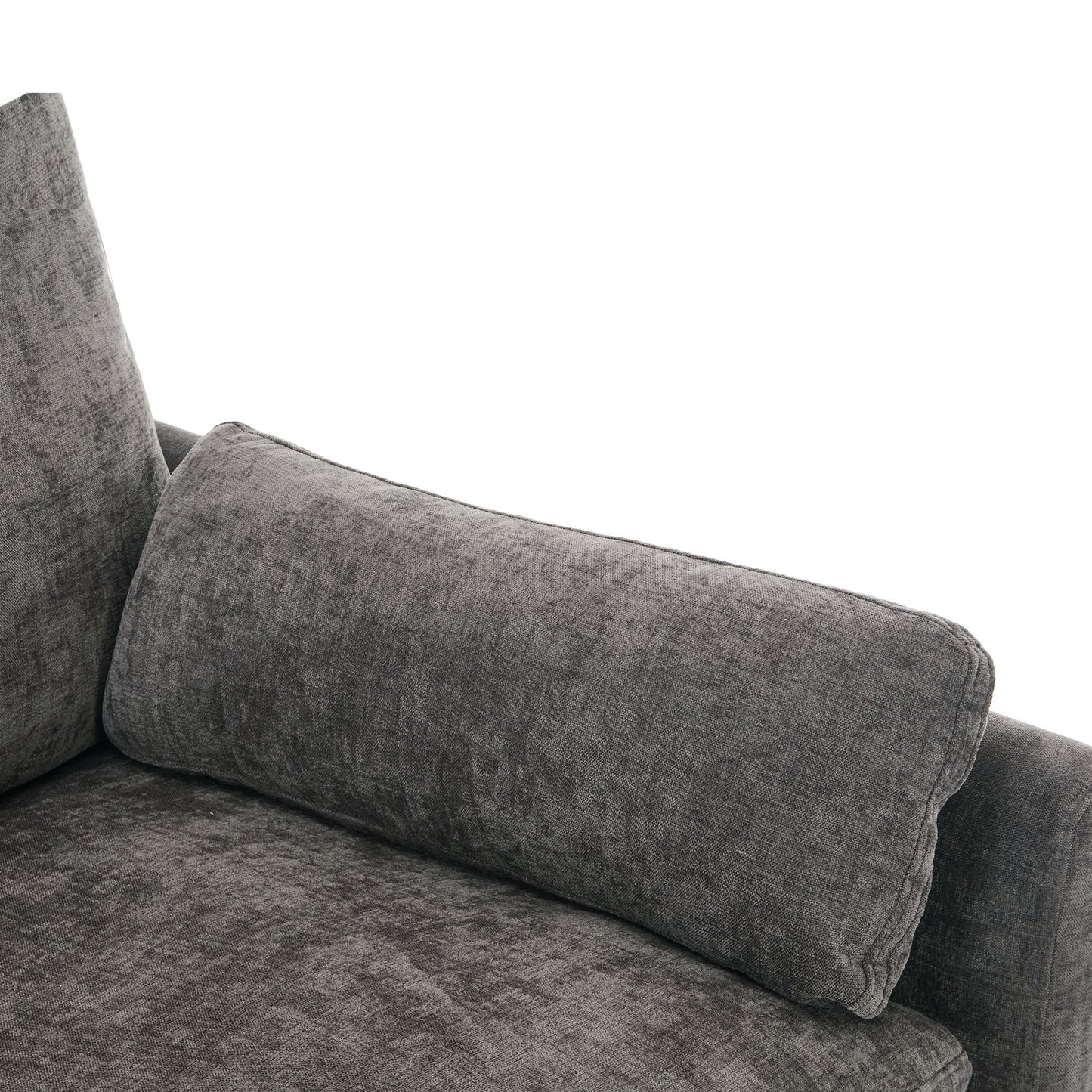 Cozy Upholstered Cushion Loveseat Sofa For Living Room