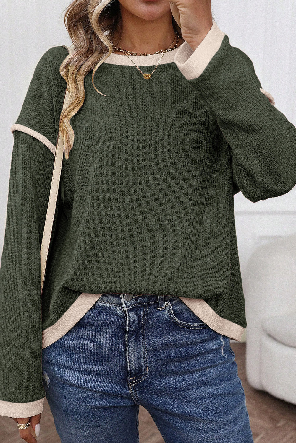 Frances Drop Shoulder Loose Top