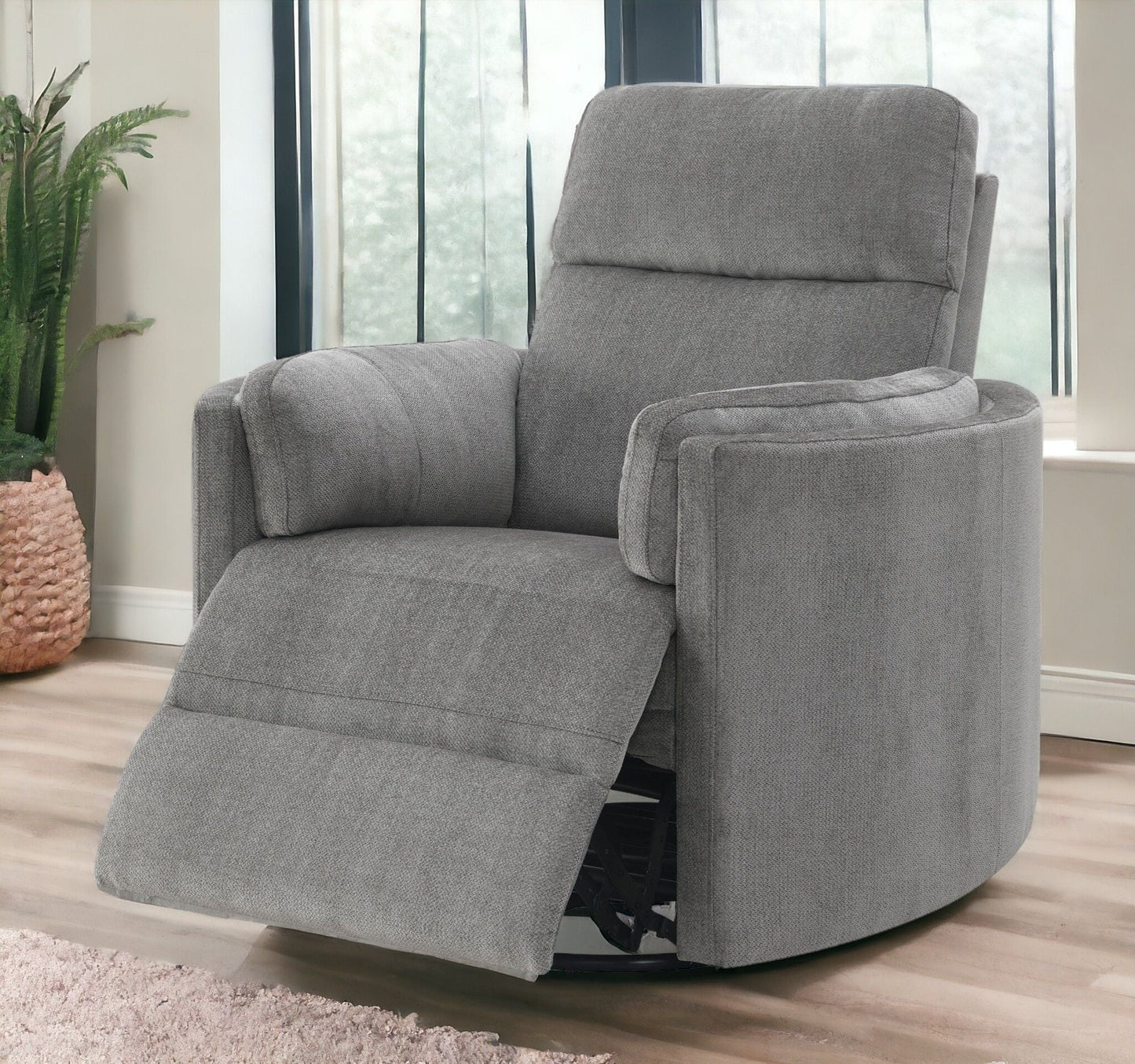 Sagen Glider Recliner With Swivel