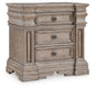 Blairhurst - Three Drawer Night Stand - Light Grayish Brown