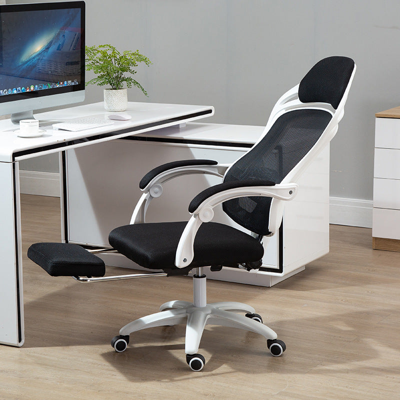 Ergonomic Gaming Chair for Computer & Office Use - Adjustable Lumbar Support and Breathable Mesh
