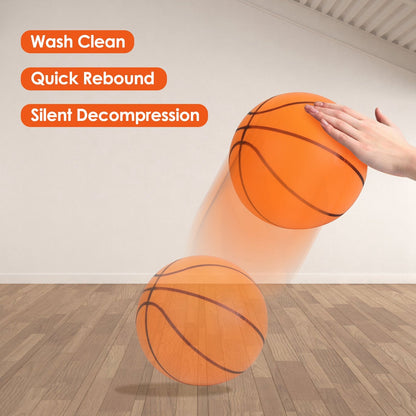 Silent Basketball Foam Bouncing Silent Basketball Uncoated High Density Foam Ball Indoor Low Noise Training Ball