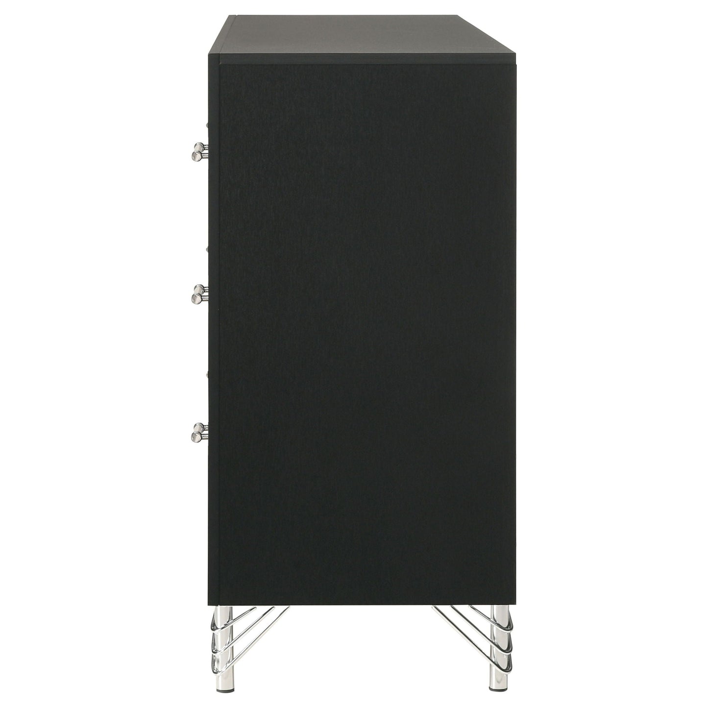 Malcolm - 6 Drawer Dresser Cabinet - Black