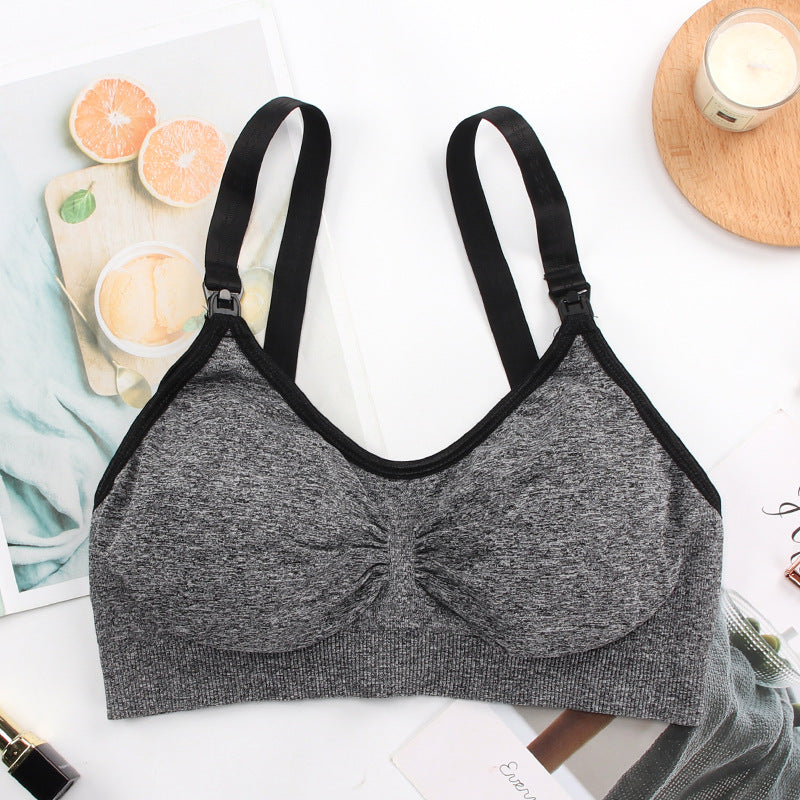 Plus Size Maternity Bra Without Steel Ring Postpartum Mom