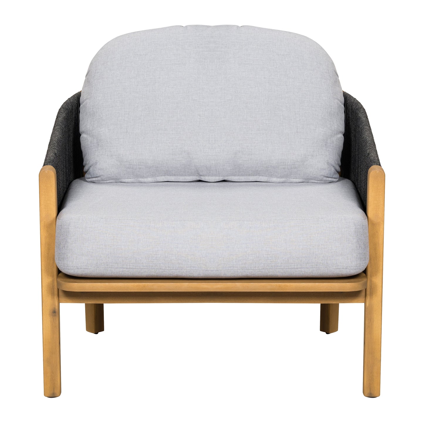 Grotta Outdoor Wood Club Chair